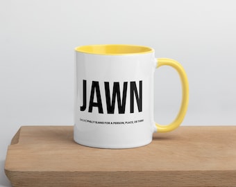 Taza Dawn, taza Philly, Filadelfia, Taza Regalo, taza de café Philly