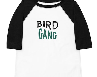 Bird gang toddler shirt, Philly toddler, Philly sports
