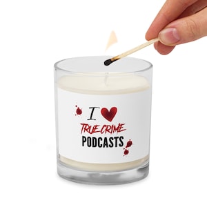 Bougie True Crime, Junkie True Crime, Fan de True Crime, Amateurs de crime, Cadeaux, bougies