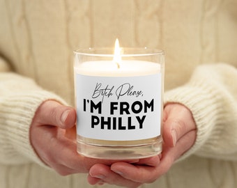 Philly kaars, Grappige kaars, Philadelphia cadeau