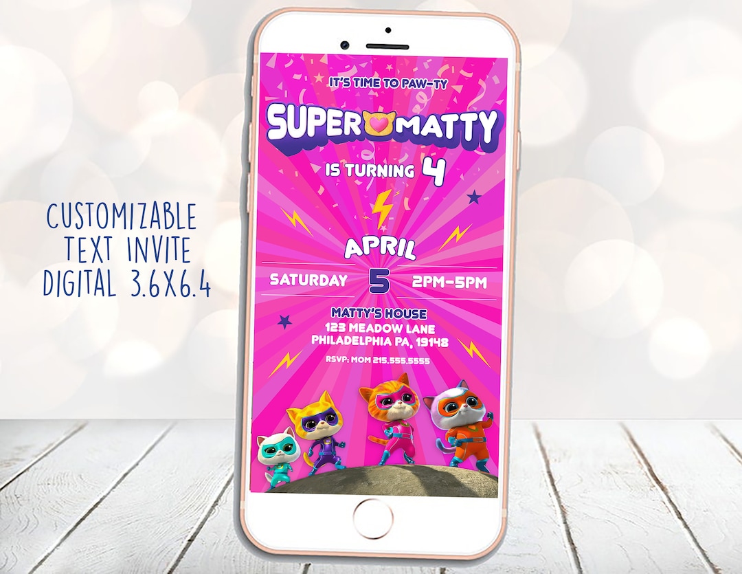 super-kitties-invitation-super-kitties-birthday-super-kitties-party