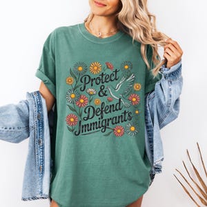 Activist Immigrant Rights Comfort Colors Shirt, Protest Anti Trump Policy Tee, Resist .Social Justice  Due Process
