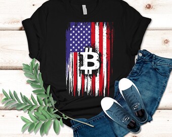 Bitcoin Flag Short Sleeve Tee