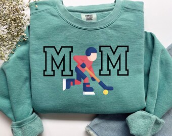Felpa per mamma hockey, regalo per giocatore di hockey per la mamma amante dell'hockey