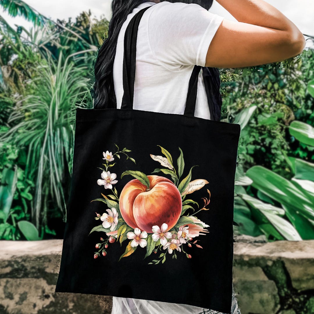 PATIKIL Petit Sac Fourre-Tout En Toile Pour Femme - Coton Robuste Réutilisable Lavable 21x27x10cm