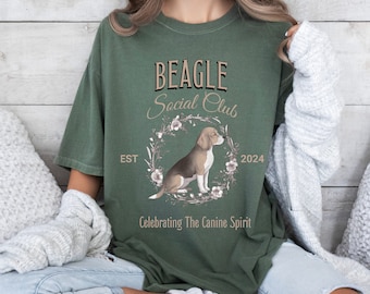 Beagle Social Club Shirt Beagle Lover Shirt Beagle Mom Dog Lover Shirt