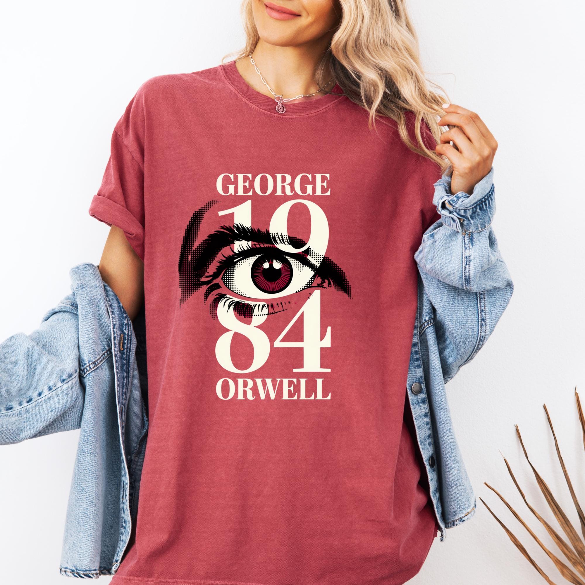 ジョージ・オーウェル 1984 グラフィック ユニセックス Tシャツ