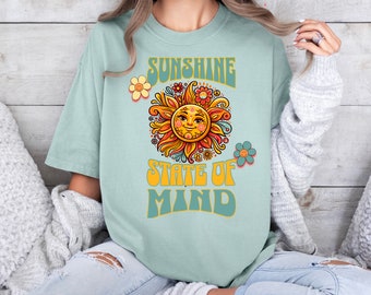 Sunshine State Of Mind Shirt Summer Shirt Retro Shirt