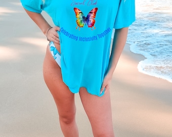 Pride Comfort Colors Shirt Pride Month Shirt Butterfly Shirt Inclusivity Shirt