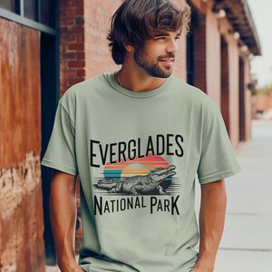 Everglades National Park Comfort Colors Shirt Alligator Shirt Florida Shirt