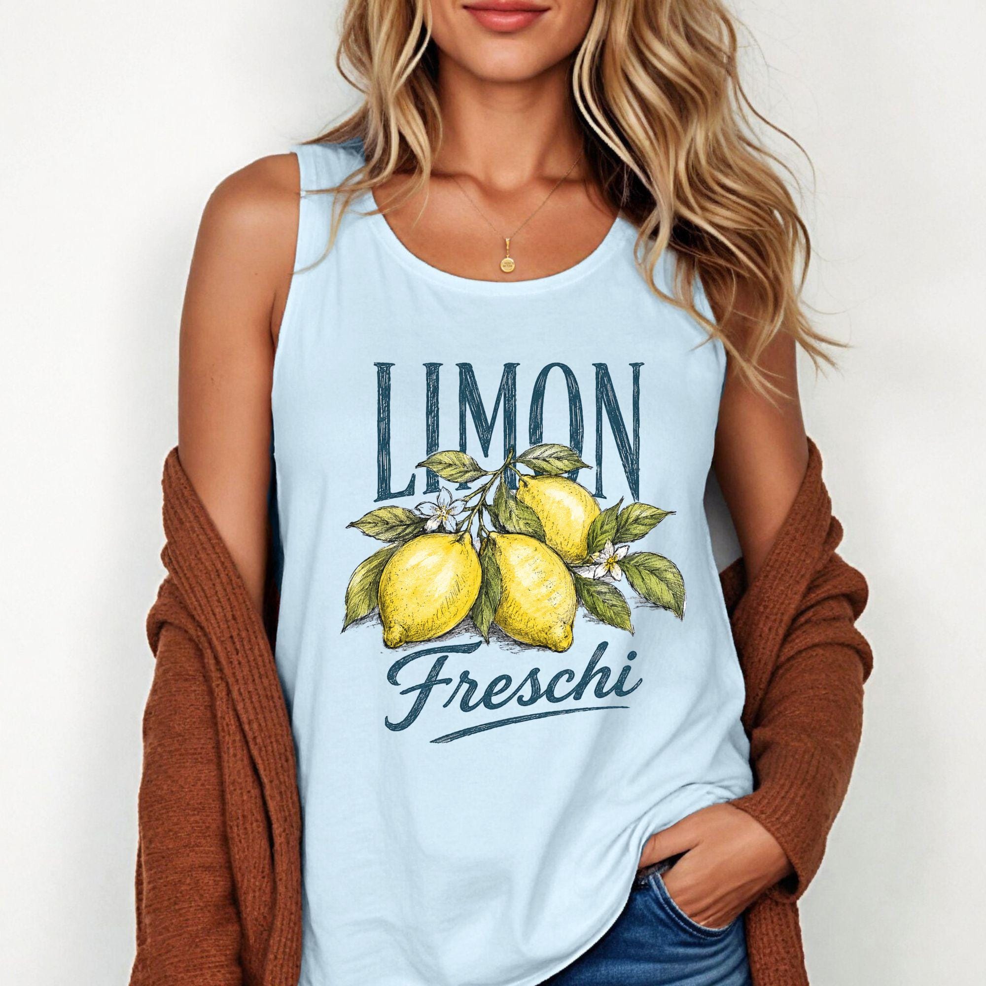 Lemon Tank Top - Etsy Canada