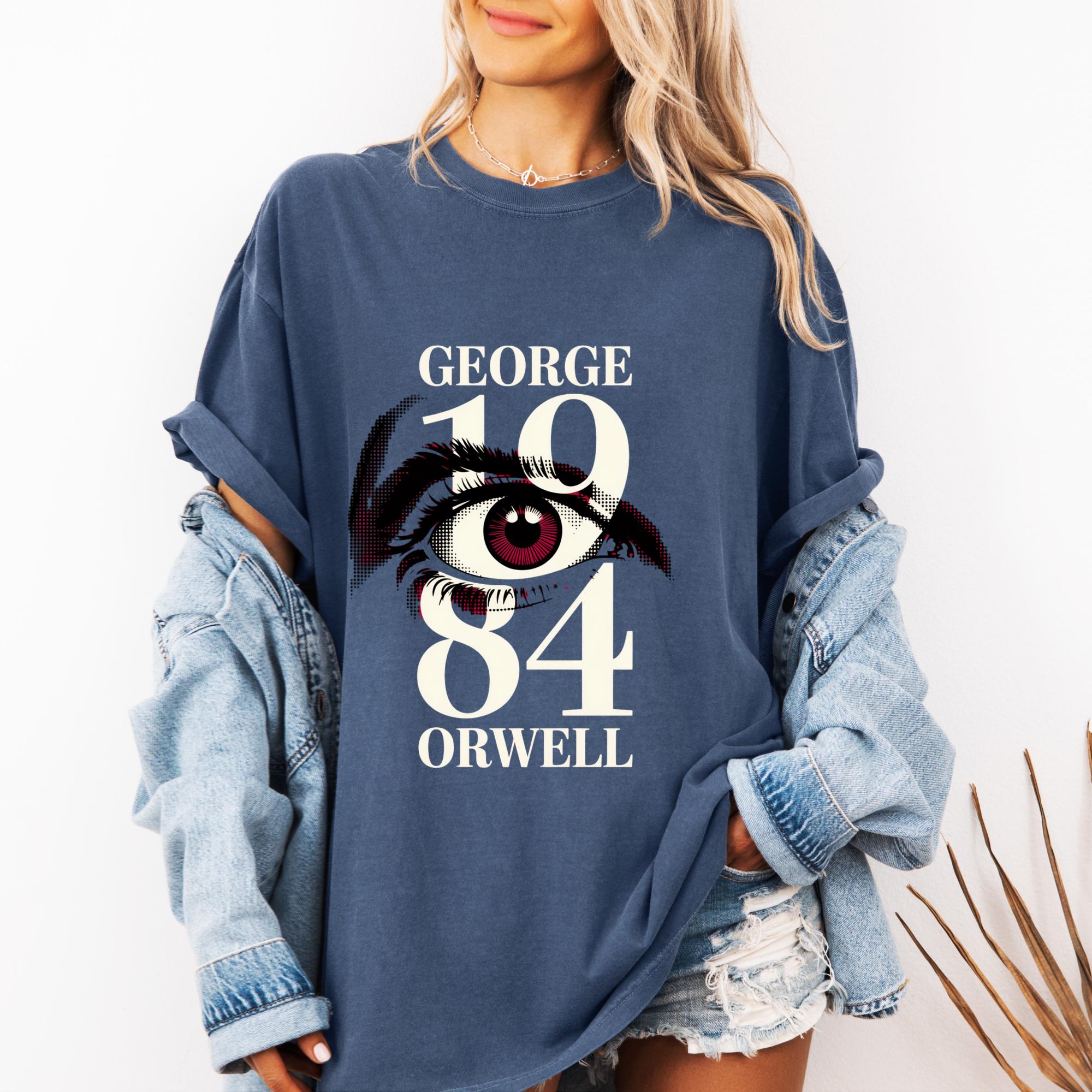 ジョージ・オーウェル 1984 グラフィック ユニセックス Tシャツ