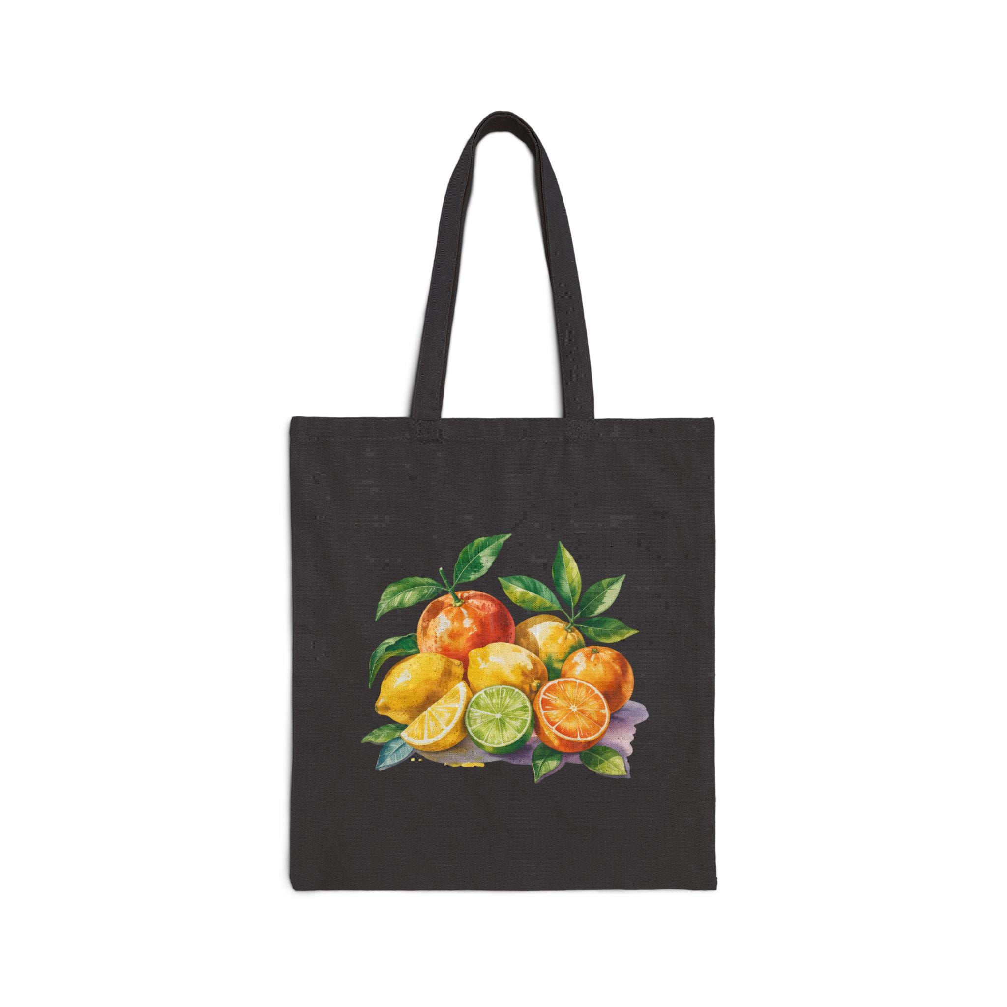Grande borsa pieghevole utilità, riutilizzabile sacchetto della spesa verde fresco modello lime sfondo rosa
