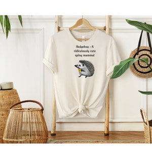 Hedgehog T-Shirt Cute Animal Shirt Hedgehog Lover Gift