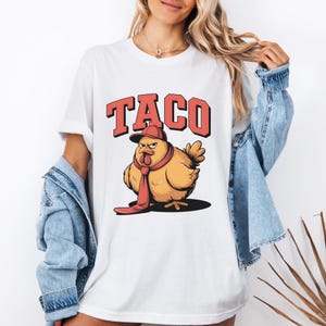 Anti Trump Chicken Tee, TACO  Shirt Anti Trump Anti Tariff T-shirt Trump Always Chickens Out