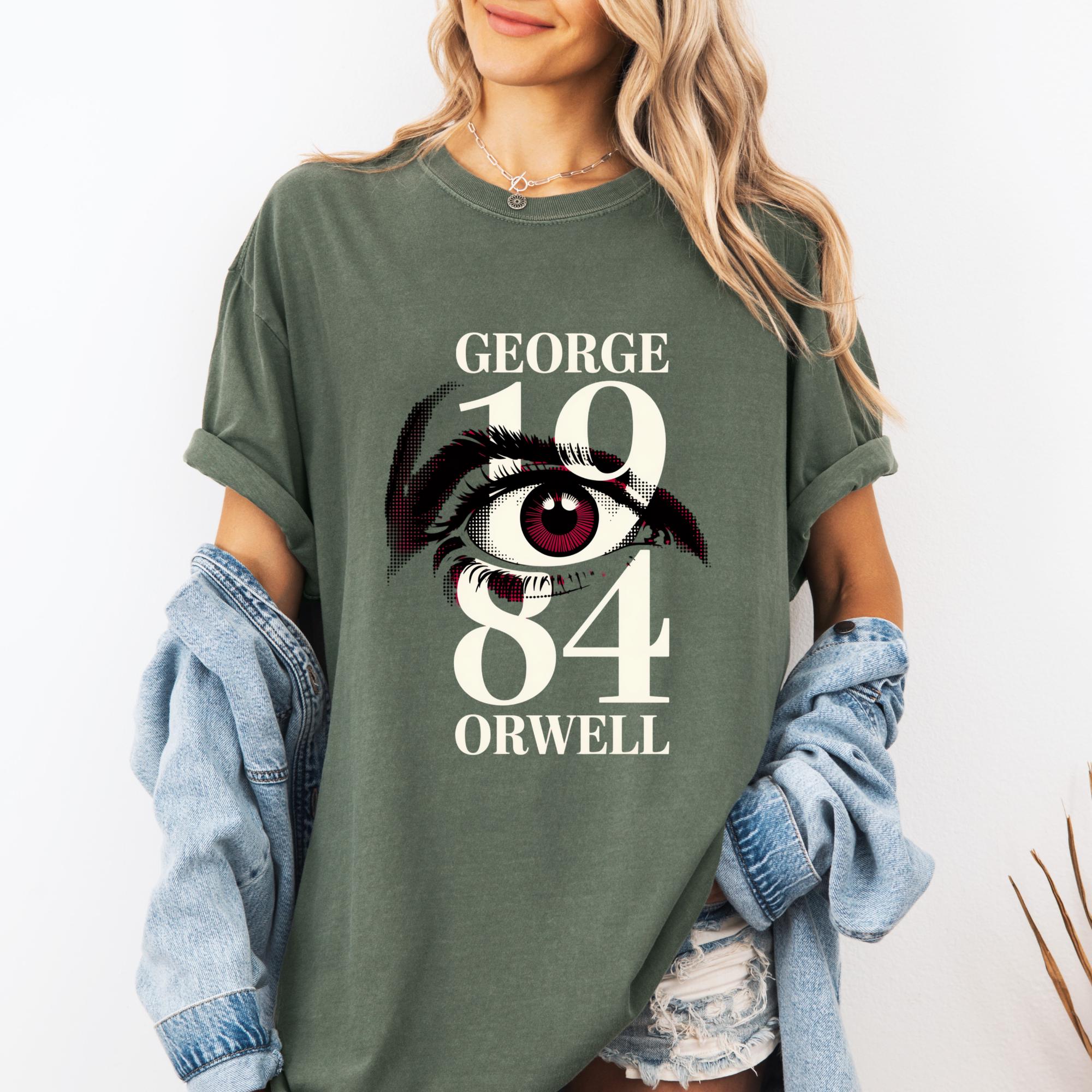 ジョージ・オーウェル 1984 グラフィック ユニセックス Tシャツ