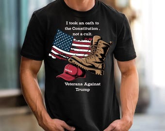 Comfort Colors® ""Eid auf die Verfassung"" Veteranen Anti-Trumpf-Shirt Beschreibung:"