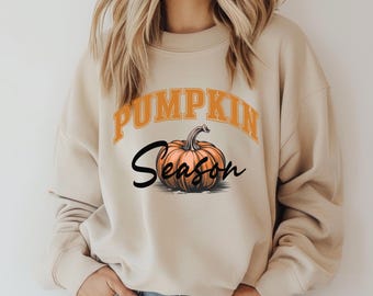 Sweatshirt pompoenseizoen Herfst herfstshirt Thanksgiving-shirt Pompoenshirt