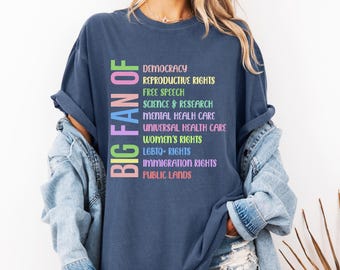 人権大ファンTシャツ | コンフォートカラーTシャツ | 正義と平等を称えよう