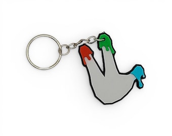 Gorilla Tag - Finger Painter Keychain Cosmetic - Fan Art