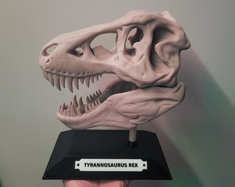 3Dプリント ティラノサウルス T-Rex 頭蓋骨モデル 恐竜 コレクター