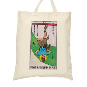 Bolsa de lona para teatro de la carta del tarot The Rigged Man
