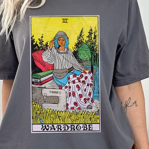 Armario Tarot Card Tech Theatre Jersey Camiseta de manga corta