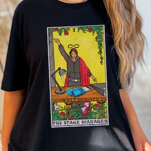 Stage Manager Tarot Card Tech Theatre Jersey Camiseta de manga corta
