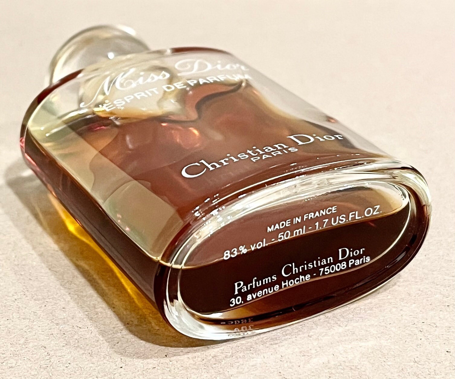 Christian Dior Miss Dior Esprit De Parfum Bottle 50ml Vintage - Etsy