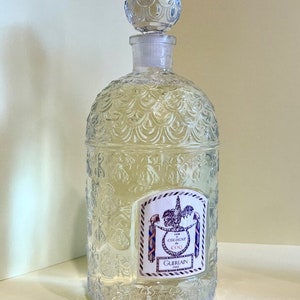 Guerlain Eau de Cologne du Coq Flacon vide d'une contenance de 500ml Vintage