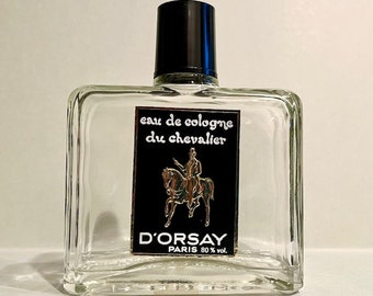 D'Orsay Eau de Cologne du Chevalier D'Orsay Empty bottle 200ml vintage
