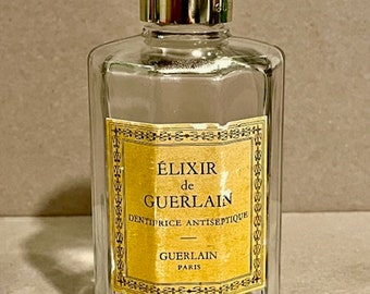 Guerlain Élixir de Guerlain Flacon Vide contenance de 157ml Vintage