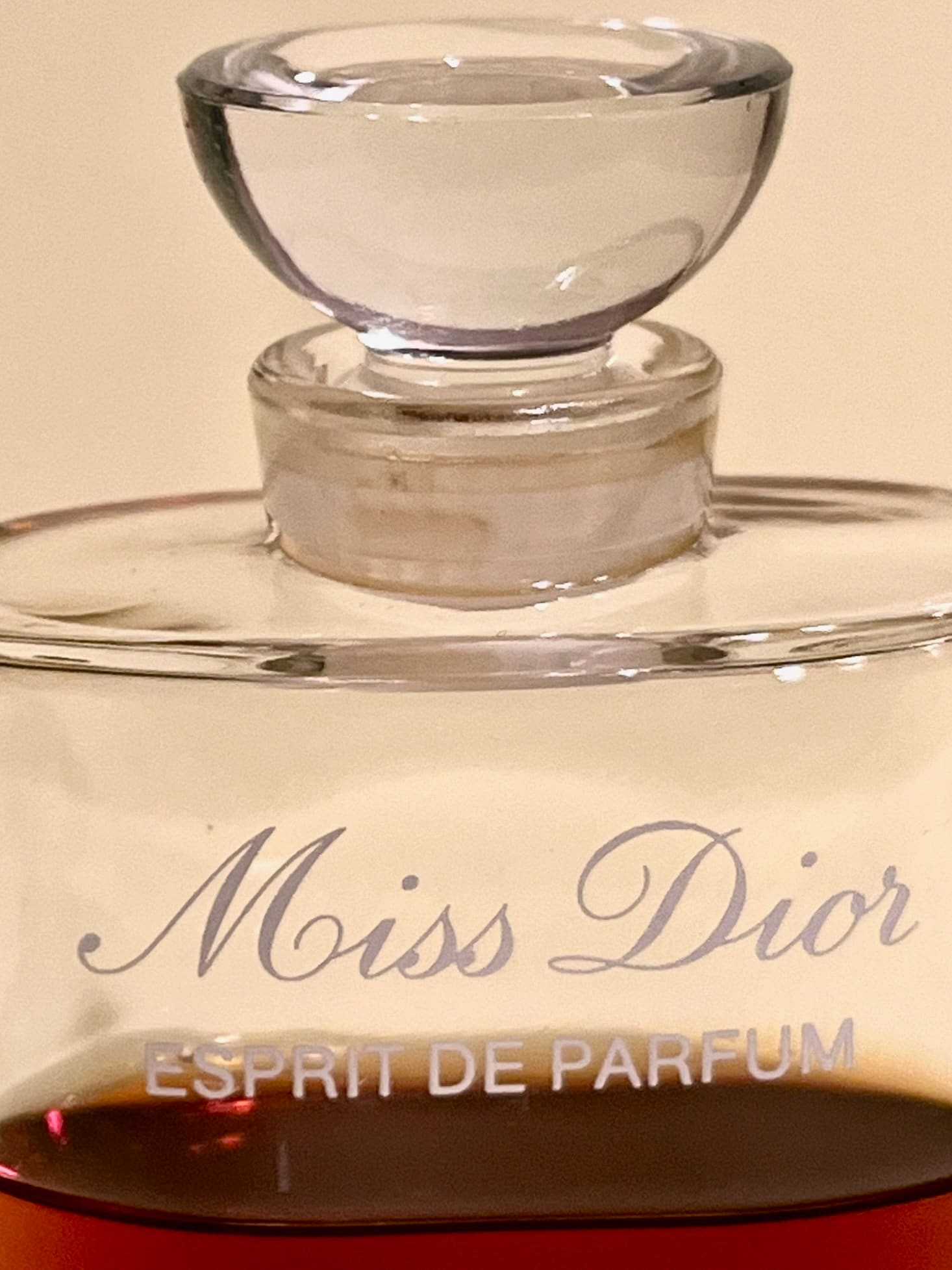 Christian Dior Miss Dior Esprit De Parfum Bottle 50ml Vintage - Etsy