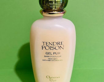 Christian Dior Tendre Poison Gel Pur Bain et Douche Flacon 200ml Vintage.