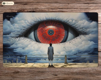 Shinji's Nightmare - 24"x14" - Playmat MTG - Board Game Mat for TCG