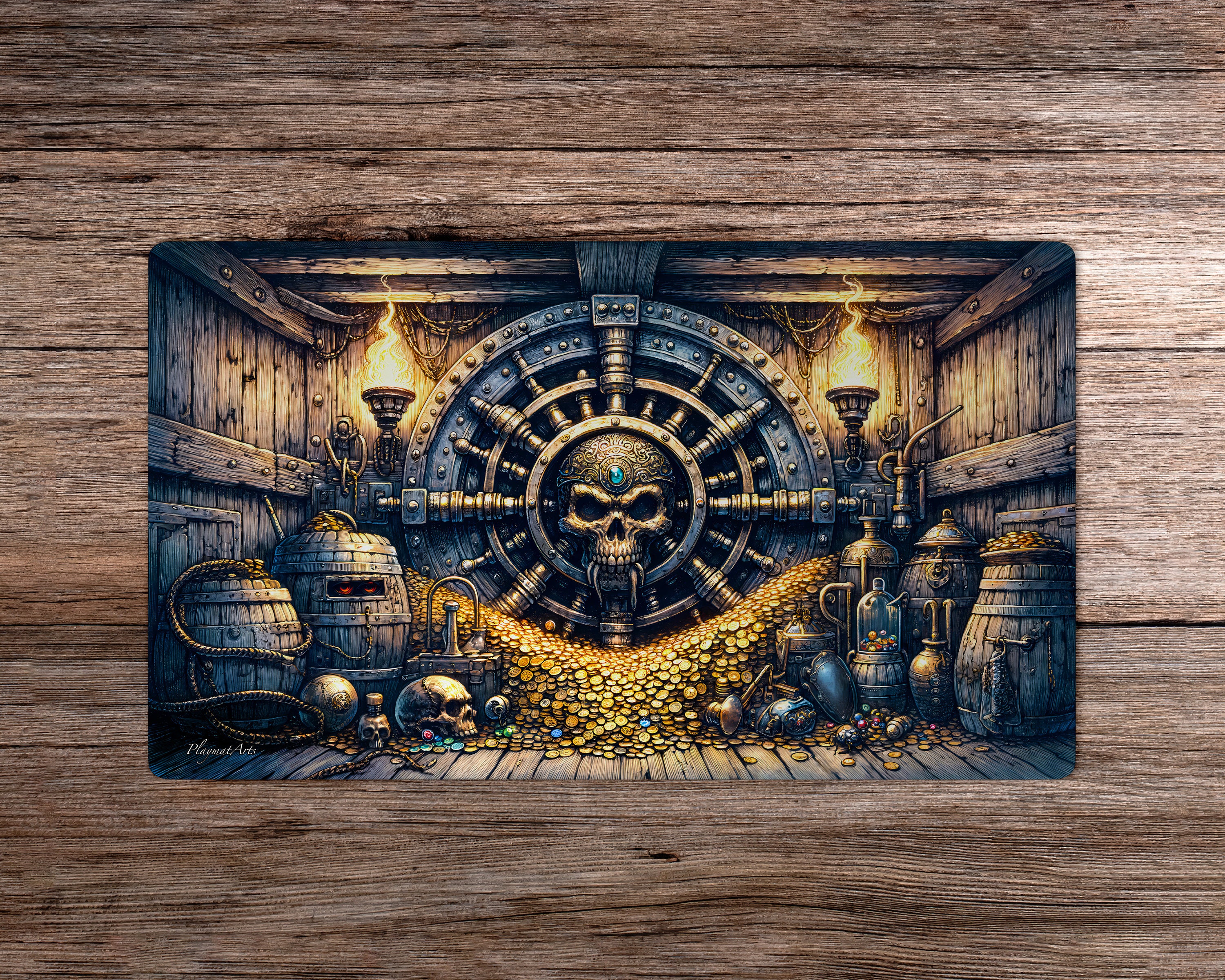 Pirate's Vault - 60 x 35 cm - プレイマット MTG - TCG用ボードゲーム