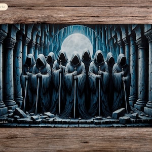 Fallen Monarchs - 24&quot;x14&quot; - Playmat MTG - Board Game Mat for TCG