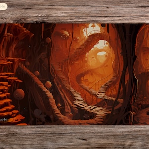 Eldraine Mountains - Wilds of Eldraine - 24&quot;x14&quot; - Playmat MTG