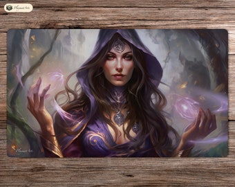 Liliana Landscape MTG Playmat, TCG Playmat, Card Playmat, MTG