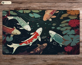 Serenity in Scales - 24"x14" - Playmat MTG - Board Game Mat for TCG