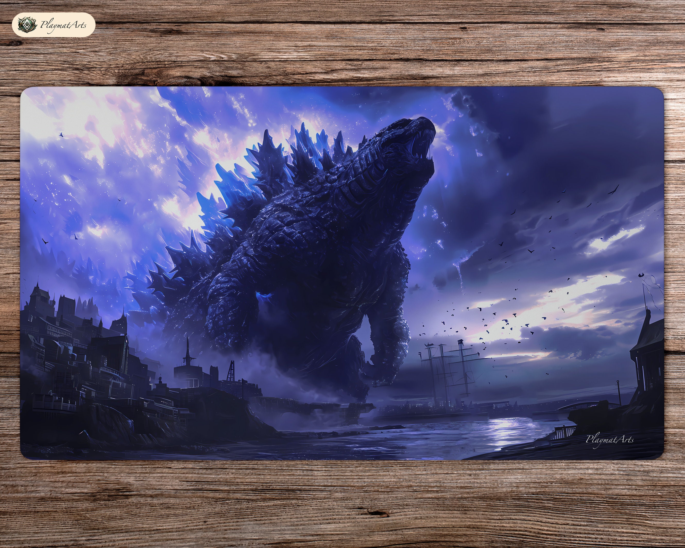 ゴジラ - 60 x 35 cm - プレイマット Mtg - Tcg 用ボードゲーム ゴジラ - 60 x 35 cm - プレイマット Mtg - Tcg 用ボードゲーム
