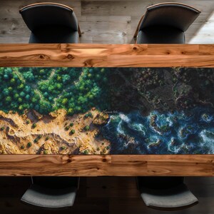 Four Corners Of Nature - 70"x26" - 6 ft - XXL Speelmat MTG - Bordspelmat voor TCG