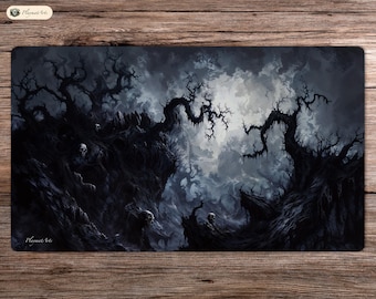 サプライ・アクセサリ・グッズ MTG Necropotence Playmat Sleeve Set Necrotic Grove - Duskmourn - 24
