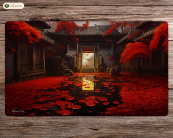 Tokugawa Efímero - 60 x 35 cm - Tapete de juego MTG - Tapete de juego de mesa para TCG