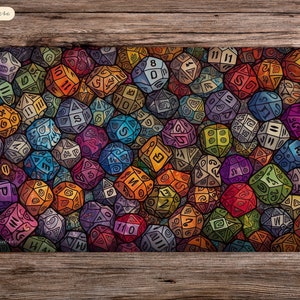 Hexagonal Hues Gambit - 24"x14" - Playmat MTG - Board Game Mat for TCG