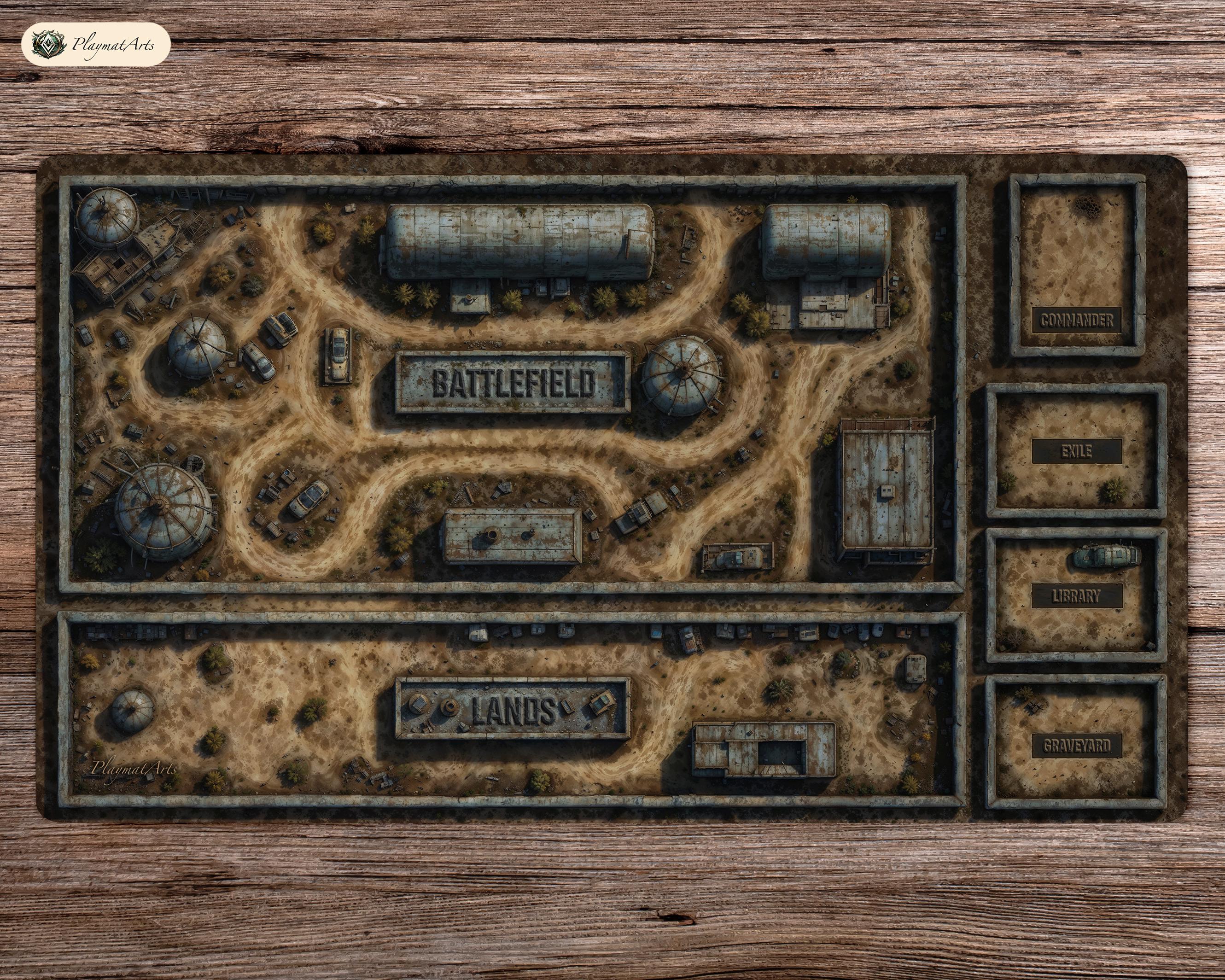 【MTG】Wasteland 4枚セット(TMP) 4x Tempest Wasteland | MTG Magic the Gathering Land Play Set