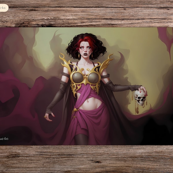 Phage, the Untouchable - 24"x14" - Playmat MTG - Board Game Mat for TCG