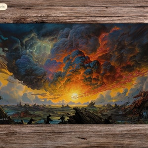Impending Doom - 24"x14" - Playmat MTG - Board Game Mat for TCG