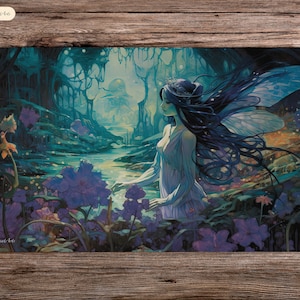 Belleza de Flor Desolada - Tierras Salvajes de Eldraine - 60 x 35 cm - Tapete de juego MTG
