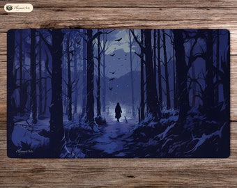 Glacial Grove - 60 x 35 cm - Tapete de juego MTG - Tapete de juego de mesa para TCG
